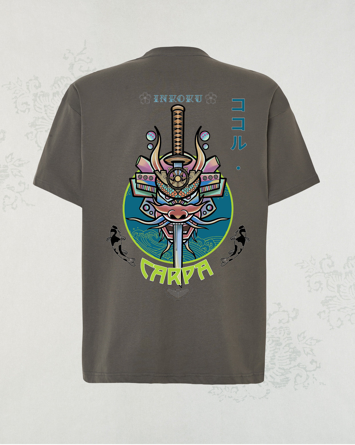 Camiseta Oversize Unisex 100% algodón Carpa