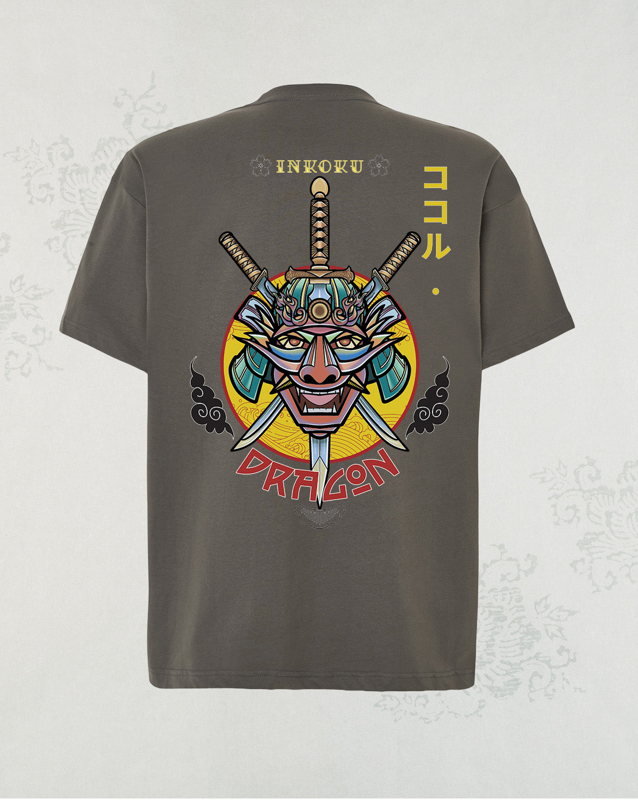 Camiseta Oversize Unisex 100% algodón Dragon