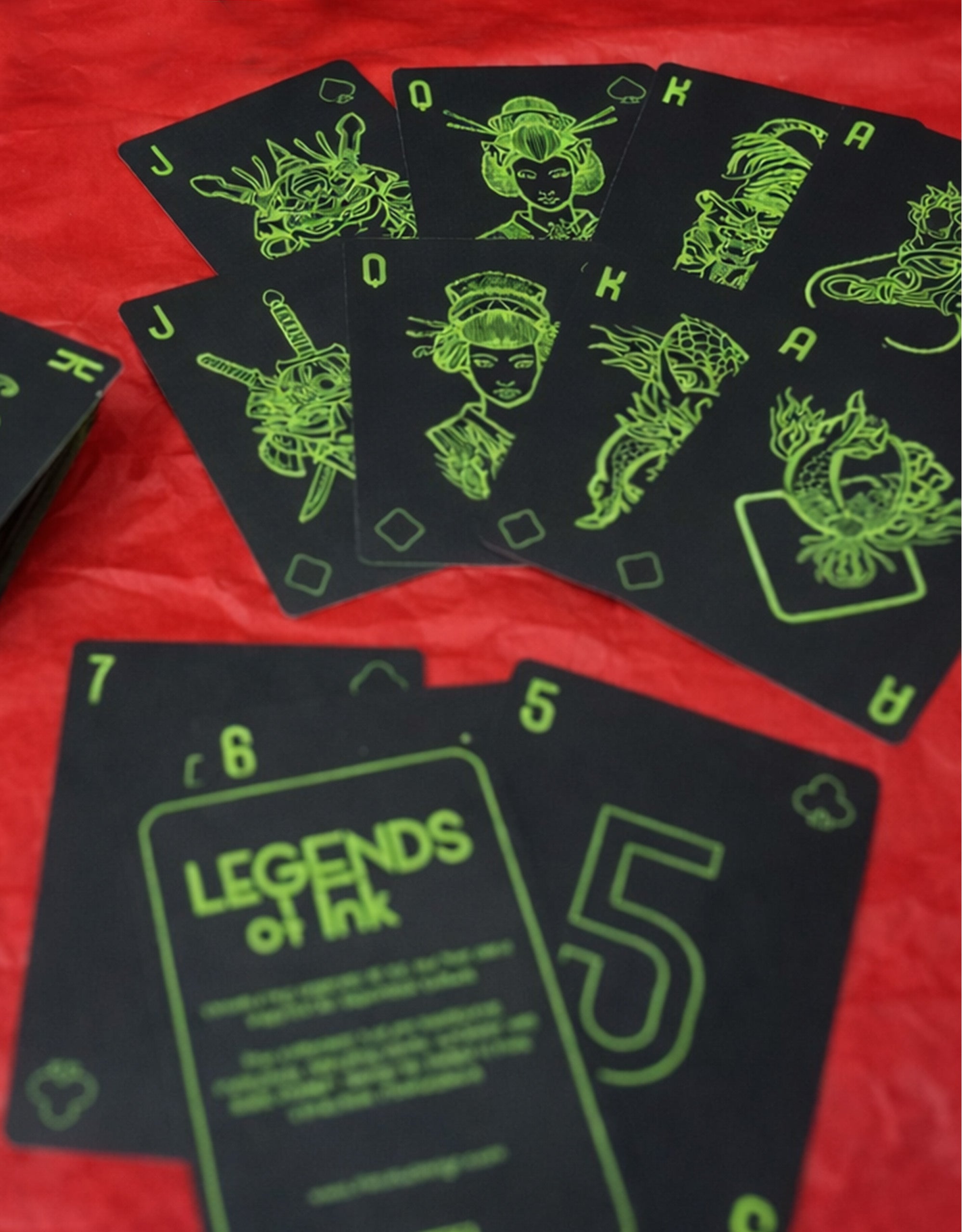 Mystic Waves Playing Card