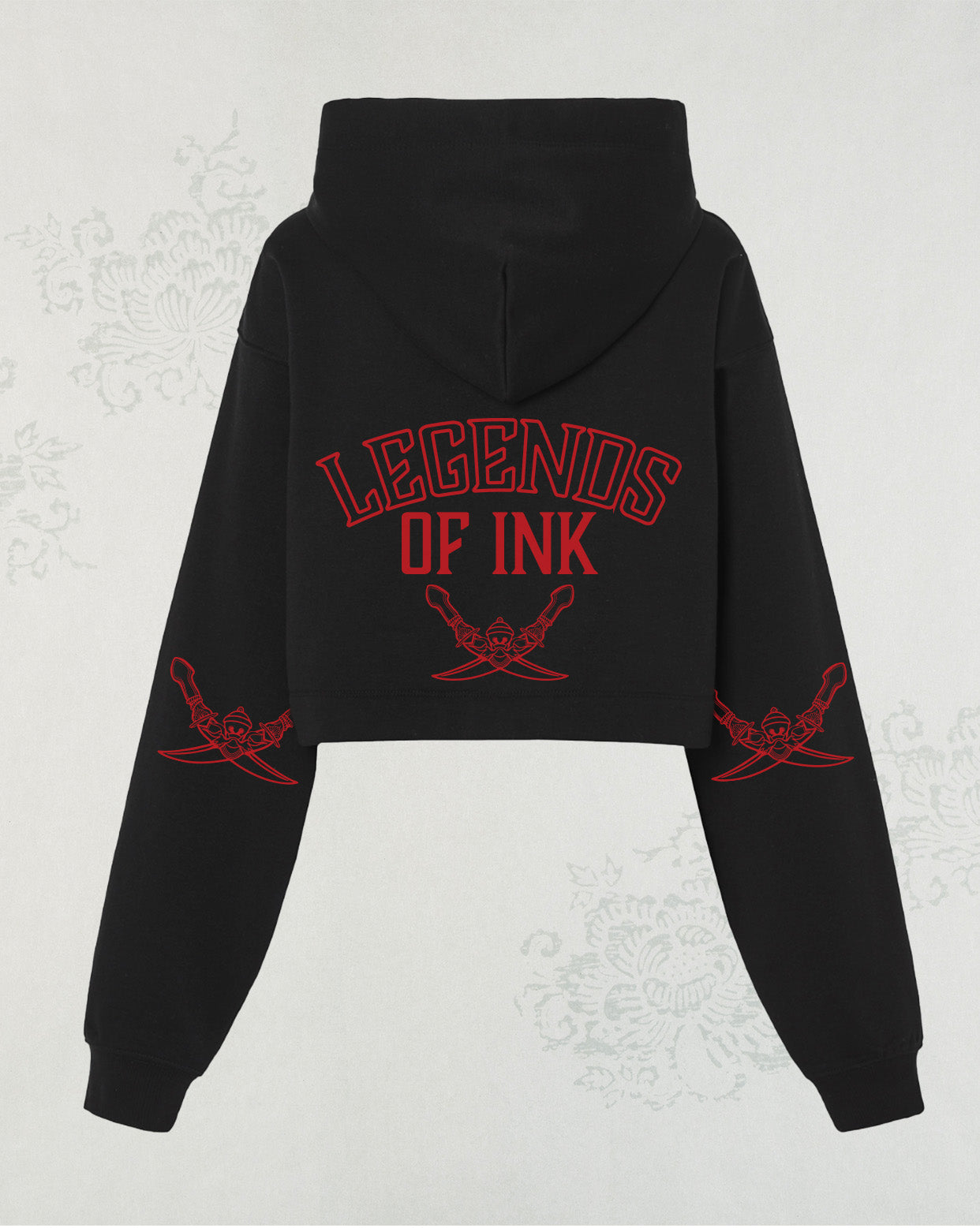 Sudadera Crop Legends of Ink