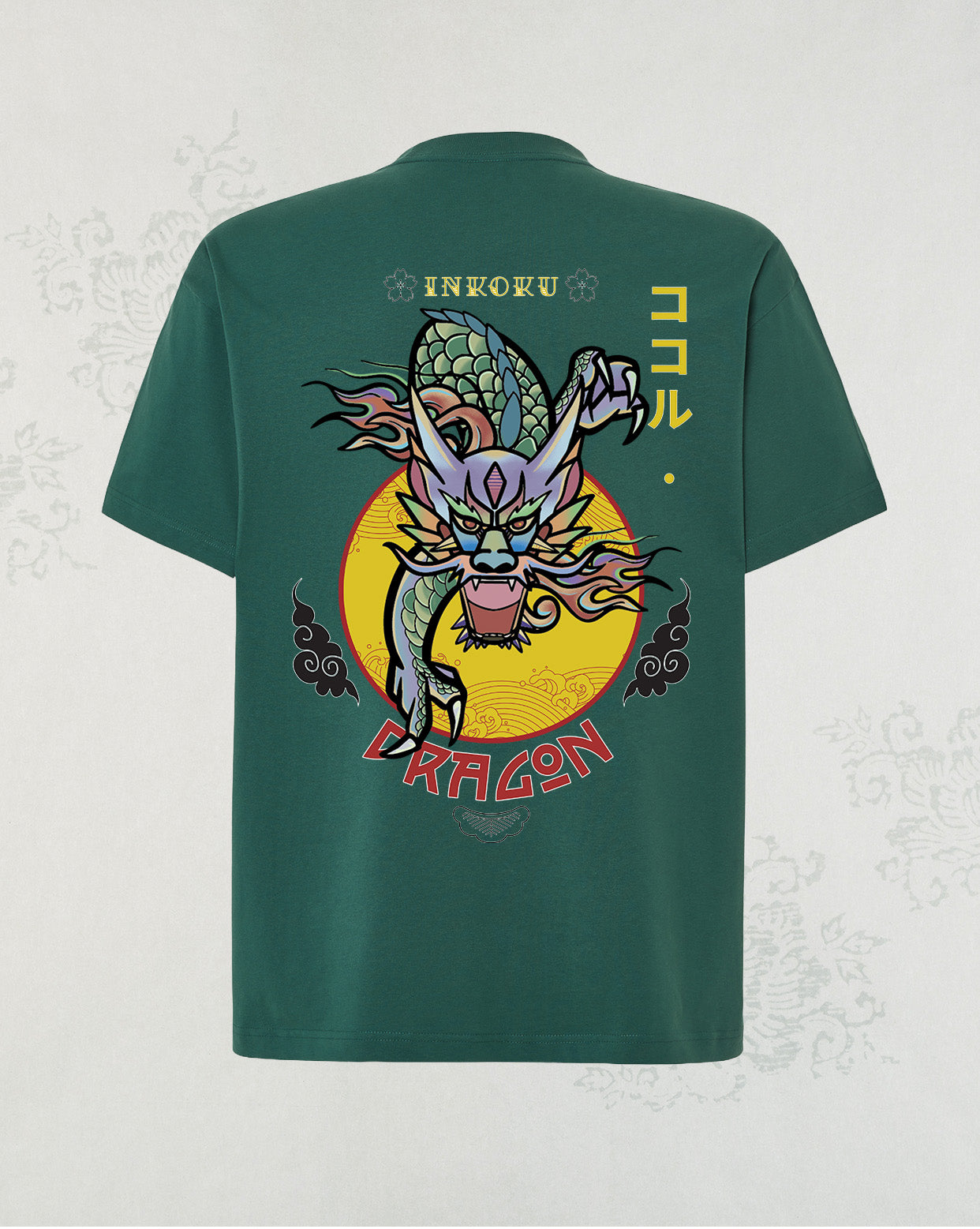 Camiseta Oversize Unisex 100% algodón Dragon