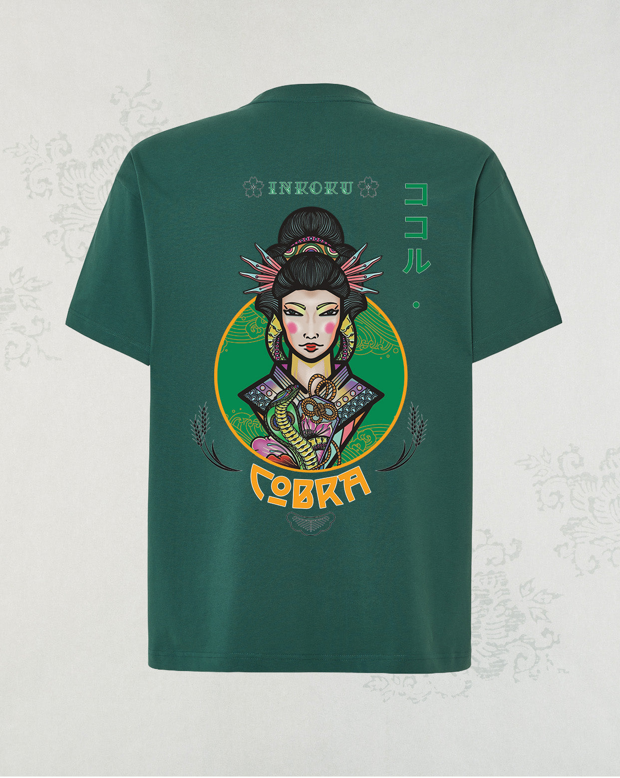 Camiseta Oversize Unisex 100% algodón Cobra