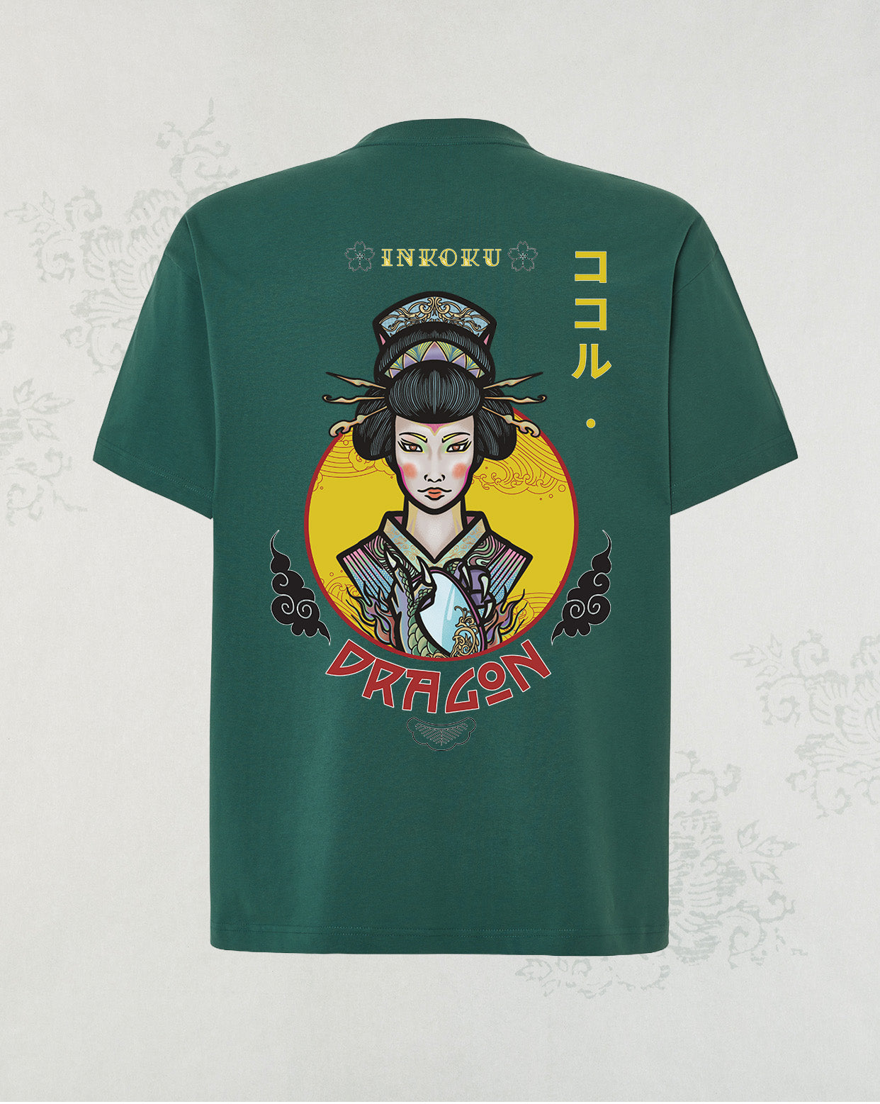 Camiseta Oversize Unisex 100% algodón Dragon
