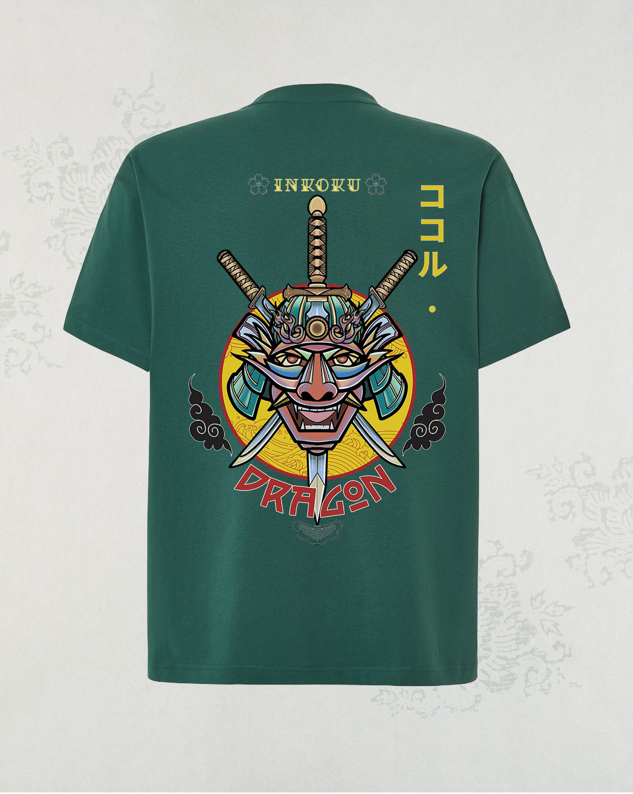 Camiseta Oversize Unisex 100% algodón Dragon