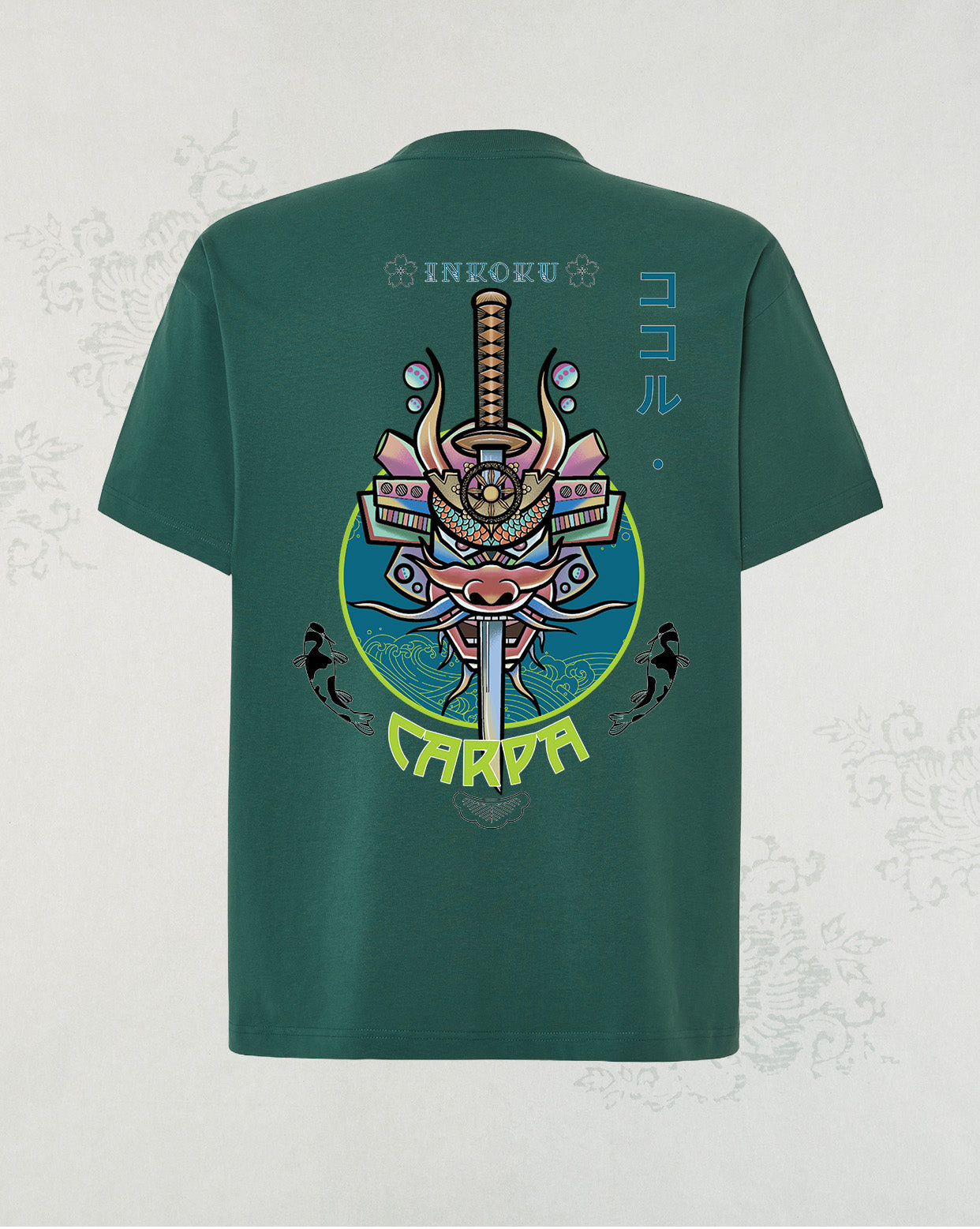 Camiseta Oversize Unisex 100% algodón Carpa