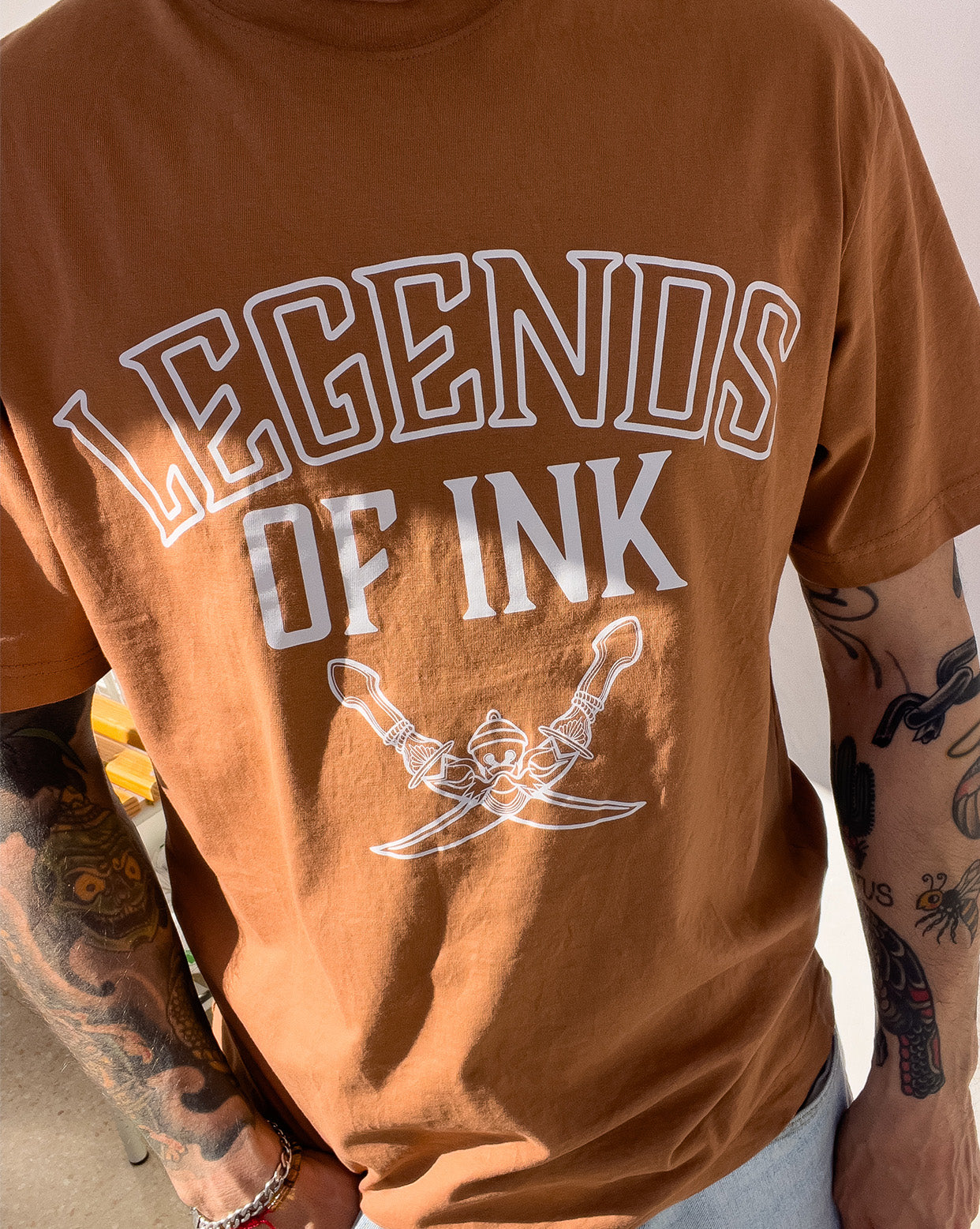 Legends of Ink Camiseta Oversize Unisex 100% algodón